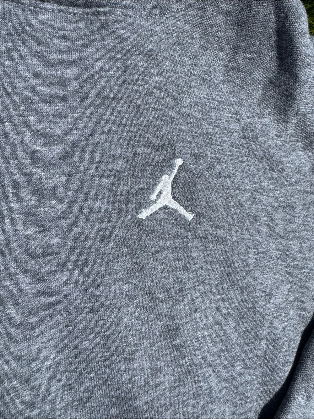 Jordan Men's Gray Heather Pullover Hoodie